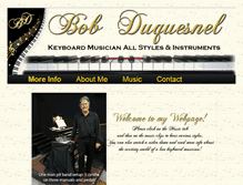 Tablet Screenshot of bobdukemusic.com